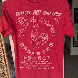 Red Sriracha Graphic T-Shirt